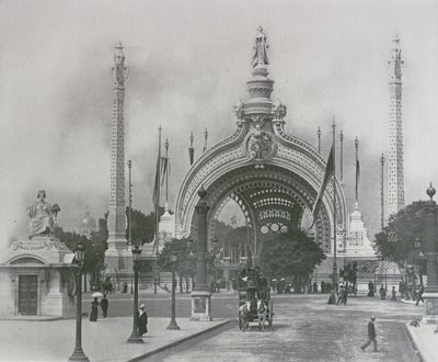 Entrada Principal - Exposición Universal en París, 1900 de French Photographer